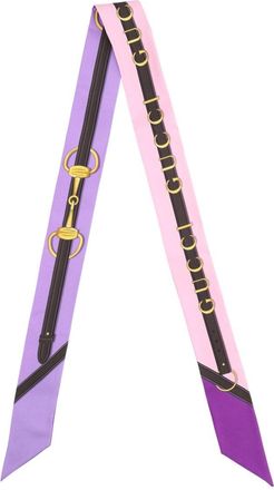 Gucci Printed Silk Twill Ribbon-Donna