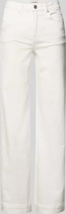 Stefanel Bootcut Jeans im 5-Pocket-Design in Weiss, Gr&ouml;&szlig;e 34