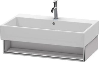 Duravit Mueble De Pared Duravit Vero Air 58,4 X 43,1 Cm, 1 Compartimento Abierto, Para Vero Air 235080, Color (frente/cuerpo): Blanco Lila Seda Laca Mate - Va