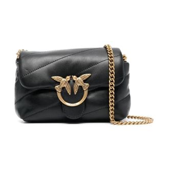 Pinko Shoulder Bags, female, Black, ONE SIZE, Love Puff Baby