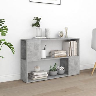 vidaXL Vidaxl - Librer&iacute;a De Madera Contrachapada Gris Hormig&oacute;n 100x24x63 Cm
