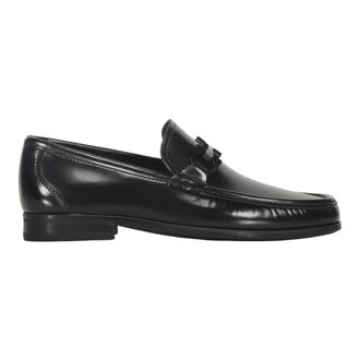 Ferragamo Loafers, male, Black, Size: 12 US Leather Loafers