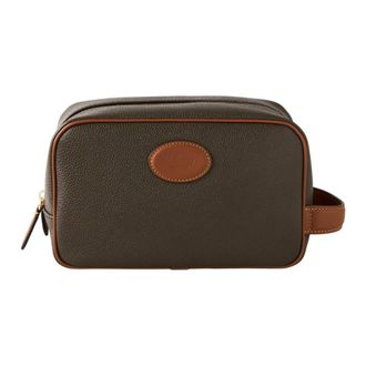 Mulberry Wash Case Scotchgrain - unisex - Mulberry - Toilet Bags - Green - ONE SIZE - Bags