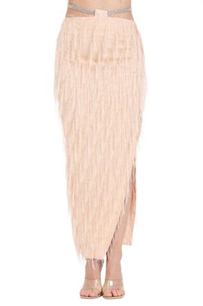 Simona Corsellini Long Skirt Side Slit - Multicolor