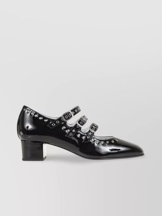 Carel eyelet leather mary jane pump
