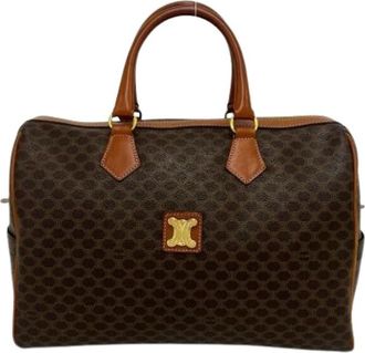 Celine Pre-owned Boston Handbag - Dames - Vintage Handtas - Bruin - ONE Size - Leer - Vintage