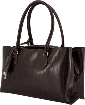 Osoi Womens Shell Brot Bag - Osoi Leather Brown Cowhide Handbags-Purses
