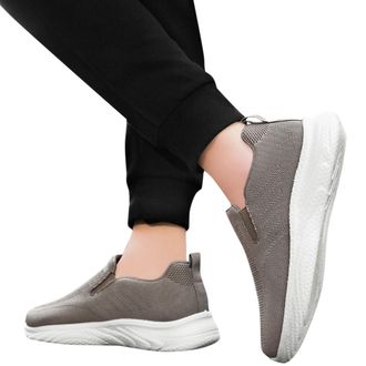 Generic Mens Womens Slip On Trainers Mesh Shoes Walking Gym Athletic Fitness Casual Nordic Men Women Outdoor Fashion Lightweight Breathable A Must-Have for Fa