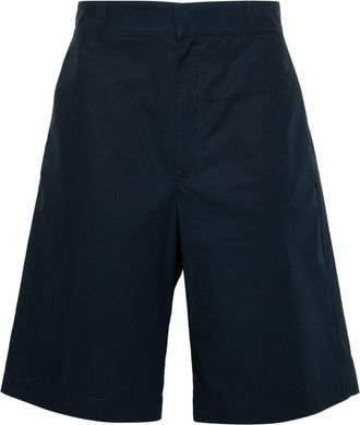 MODES poplin bermuda shorts - men - Cotton - 54 - Blue