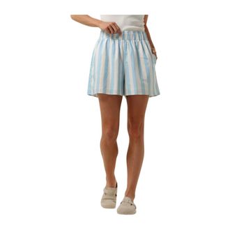 Notre-V Korte Broeken, Dames, Blauw, S, Katoen, Short Shorts