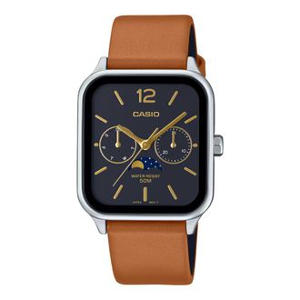 Casio Collection Mens Brown Watch MTP-M305L-1AVER Leather - One Size