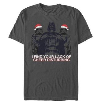 Star Wars Mens Star Wars Darth Vader Stormtrooper Holiday Spirit Graphic T-Shirt in Charcoal at Nordstrom, Size Xxx-Large