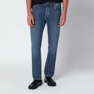 Pantaloni Torino Jeans Reggae blu in cotone