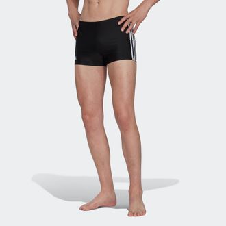 adidas Badehose ADIDAS PERFORMANCE CLASSIC 3-STREIFEN BOXER-, Herren, Gr. 4S, N-Gr, schwarz-weiss (schwarz, wei&szlig;), Obermaterial: 78% Polyamid, 22% Elasthan, 
