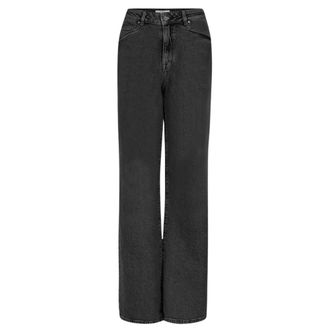 Dante6 Wijde Pijp Jeans - Dames - Jeans - Zwart - Maat: W25