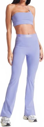 Bandier Asymmetric Toggle Bra In Jacaranda