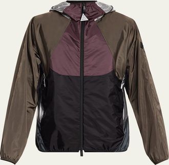 Moncler Mens Sormiou Packable Hooded Wind-Resistant Jacket