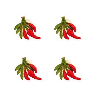 Coro Cora Red Chili Pepper Napkin Ring - Set of 4 at Nordstrom