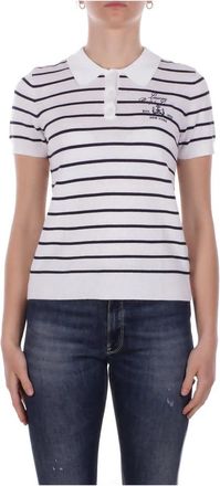 Ralph Lauren Natrissa Polo met korte mouwen - Dames - Polos - Veelkleurig - XL - Katoen - Tops