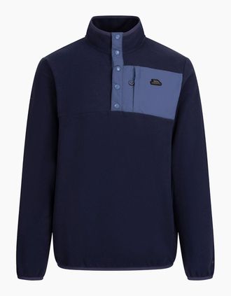 Trespass Mens Trespass Mens Hosta Anti-Pilling Fleece Top - Navy - Size: Regular/34