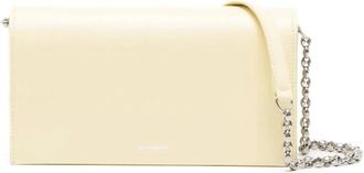 Jil Sander All Day Chain Wallet Bag - Dames - Schoudertassen - Geel - ONE Size - Tassen