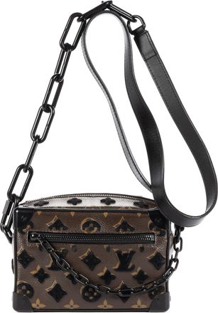 Louis Vuitton Pre-owned Womens Ltd. Ed. Mesh Mini Soft Trunk Shoulder Bag - Brown - One Size