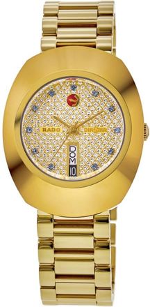 Rado Original Automatic Yellow Gold Tone Dial PVD Stainless Steel Mens Watch R12413314