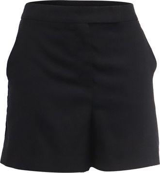 Max Mara Mini Shorts in Black Wool