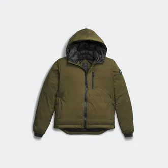 Canada Goose Lodge Hoodie Black Disc (Men, Military Green, XS)