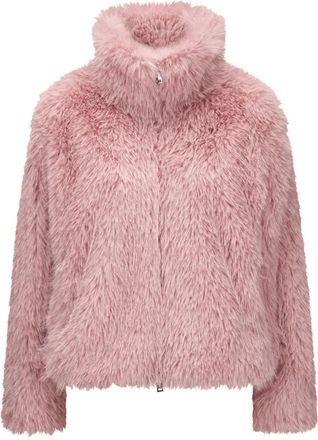 Milestone Cropped Bomberjack - Dames - Jassen - Roze - L - Jassen