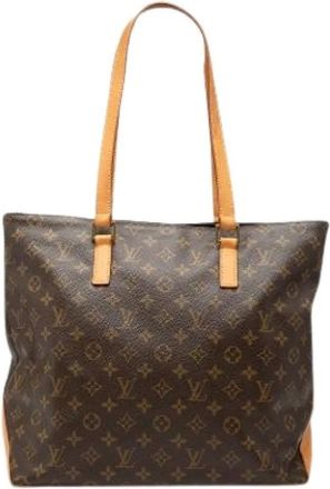 Louis Vuitton Pre-owned Tote Bags, female, Brown, Size: ONE SIZE Pre-owned Cabas Mezzo Tote Bag