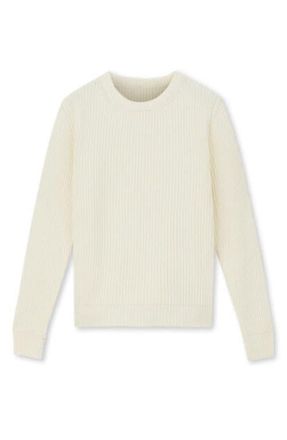 Fortela Alberto Wool Crewneck Sweater in Ecru at Nordstrom, Size Xx-Large Eu