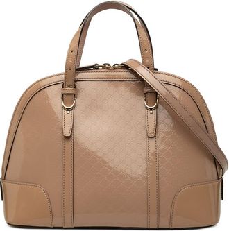Gucci Pre-owned Gucci Small Microguccissima Patent Nice Satchel Ladies E2NEDJ8H2EXTZD2D