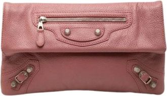 Balenciaga Pre-owned Motocross Giant 21 Clutch a busta - - Pre-owned - Donna - Rosa - ONE SIZE