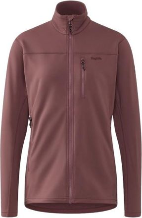 Hagl&ouml;fs Rosson Mid Jacket Fleecejacke f&uuml;r Damen | braun