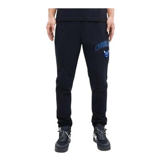 Pro Standard Pro Standard NBA Charlotte Hornets Stacked Logo Sweatpants in Black Men