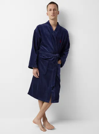 Polo Ralph Lauren Polo Shirt Ralph Lauren - Mens Terry-lined velvet robe