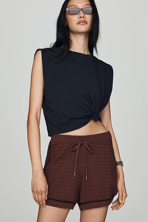 Varley Modern 100% Cotton Knit Shorts