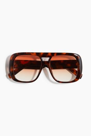 H&M Sonnenbrille im Pilotenlook - Braun/Schildpattmuster