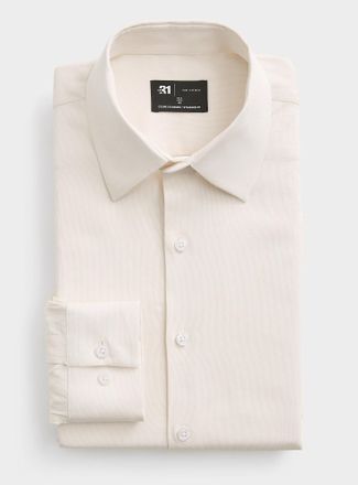 Le 31 Mens Basketweave solid shirt Standard fit