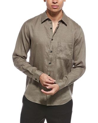 Theory Irving Relaxed Linen Shirt