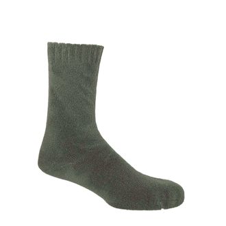 Peper Harow Ribbed Cuff Mens Bed Socks - Grey