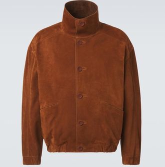 Ermenegildo Zegna Suede bomber jacket