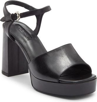 Tony Bianco Farrah Ankle Strap Sandal in Black Vintage at Nordstrom, Size 8.5