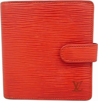 Louis Vuitton Castilian Red Wallet (Bi-Fold) (Pre-Owned)