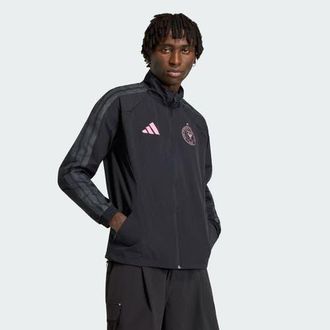 adidas Mens adidas Black Inter Miami CF 2026 Anthem Raglan Full-Zip Jacket at Nordstrom, Size Xx-Large