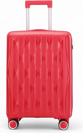 Infinity Leather Robuuste harde koffer voor in de cabine 37,5 x 20,5 x 55 cm TSA-bagage Geschikt voor Easyjet, Ryanair, Wizzair