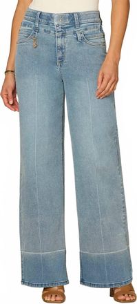 Democracy Womens Clothing Wide Leg Jeans In Blue