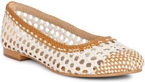 SaintG Via Woven Flat in Tan Ivory at Nordstrom Rack, Size 10Us / 40Eu