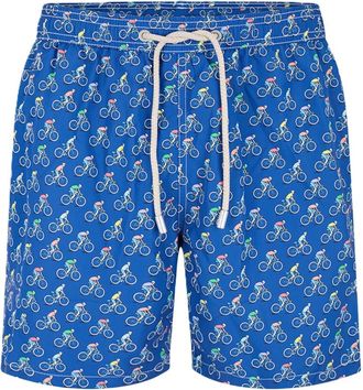 MC2 Saint Barth Lighting Micro Fantasy Ultralight Zwemshort - Heren - Strandmode - Blauw - XL - Polyester - Badmode